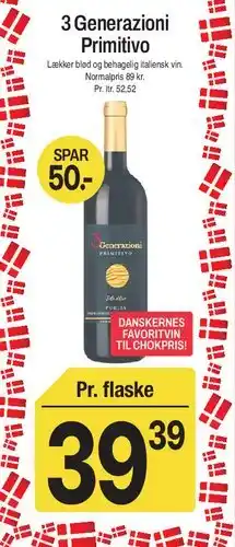 ABC Lavpris 3 Generazioni Primitivo tilbud