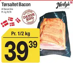 ABC Lavpris Tørsaltet Bacon tilbud