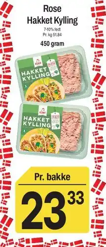 ABC Lavpris Rose Hakket Kylling tilbud