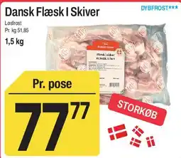 ABC Lavpris Dansk Flæsk I Skiver tilbud