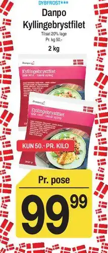ABC Lavpris Danpo Kyllingebrystfilet tilbud