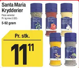 ABC Lavpris Santa Maria Krydderier tilbud