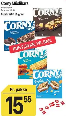 ABC Lavpris Corny Müslibars tilbud