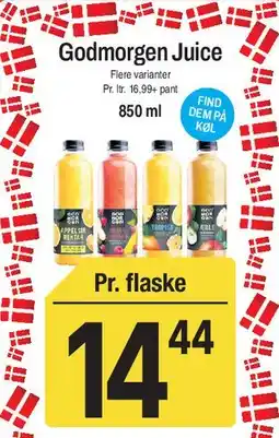 ABC Lavpris Godmorgen Juice tilbud