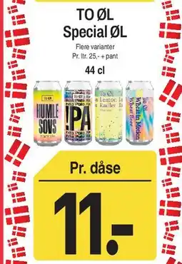 ABC Lavpris TO ØL Special ØL tilbud