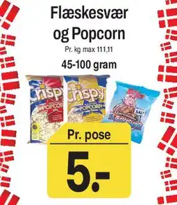 ABC Lavpris Flæskesvær og Popcorn tilbud