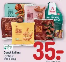 REMA 1000 Dansk kylling tilbud