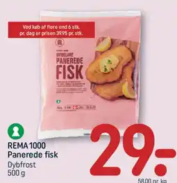REMA 1000 REMA 1000 Panerede fisk tilbud