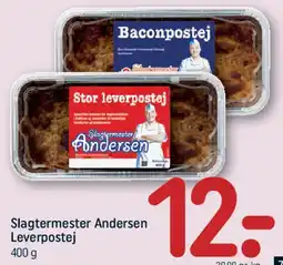 REMA 1000 Slagtermester Andersen Leverpostej tilbud
