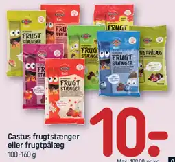 REMA 1000 Castus frugtstænger eller frugtpålæg tilbud