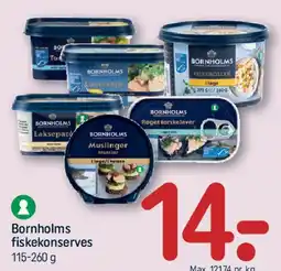 REMA 1000 Bornholms fiskekonserves tilbud