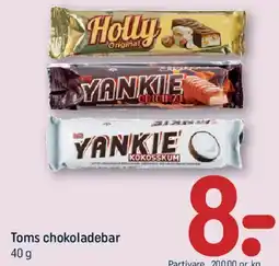 REMA 1000 Toms chokoladbar tilbud