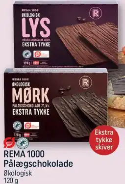 REMA 1000 REMA 1000 Pålægschokolade tilbud