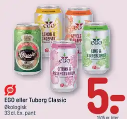 REMA 1000 EGO eller Tuborg Classic tilbud