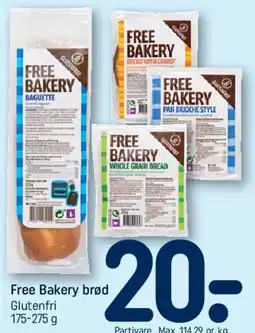 REMA 1000 Free Bakery brød tilbud