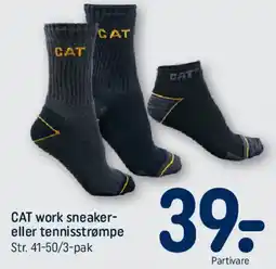 REMA 1000 CAT work sneaker- eller tennissok tilbud