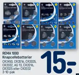 REMA 1000 REMA 1000 knapcellebatterier tilbud