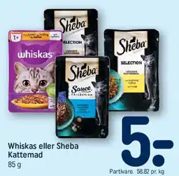 REMA 1000 Whiskas eller Sheba Kattemad tilbud