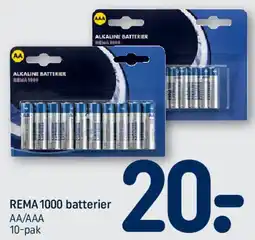 REMA 1000 REMA 1000 batterier AA/AAA tilbud