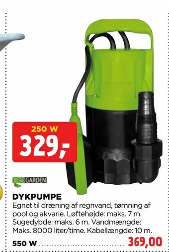 jem & fix Dykpumpe tilbud