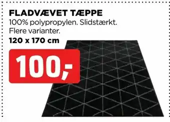 Fladvævet tæppe
