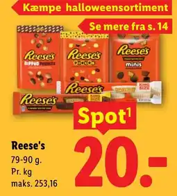 Lidl Reese's halloween assortment tilbud