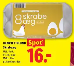 Lidl Henriette Lund skrabeæg tilbud
