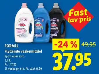 Formil flydende vaskemiddel