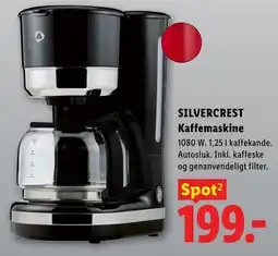 Lidl Silvercrest Kaffemaskine tilbud