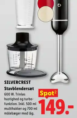 Lidl Silvercrest Stavblendersæt tilbud