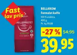 Lidl Bellarom Formalet kaffe tilbud
