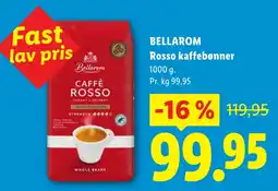 Lidl Bellarom Rosso kaffebønner tilbud