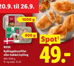 Lidl Rose Kyllingebrystfilet tilbud