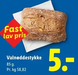 Lidl Valnøddestykke tilbud