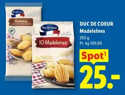 Lidl Duc De Coeur Madeleines tilbud