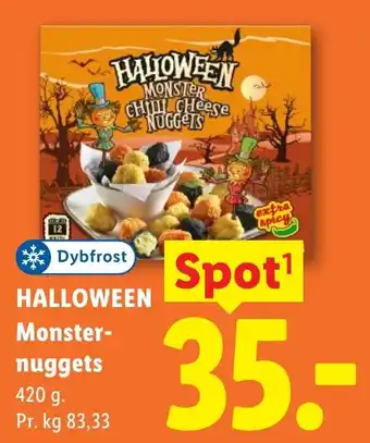 Dybfrost Halloween Monster-nuggets