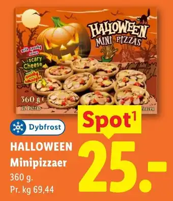 Lidl Dybfrost Halloween Minipizzaer tilbud