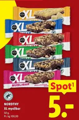 Lidl Nordthy xl myslibar tilbud