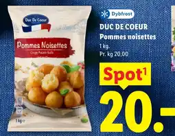 Lidl Duc De Coeur Pommes Noisettes tilbud