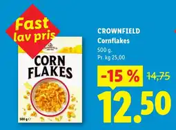Lidl Crownfield cornflakes tilbud