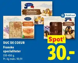 Lidl Duc De Coeur Franske specialiteter tilbud