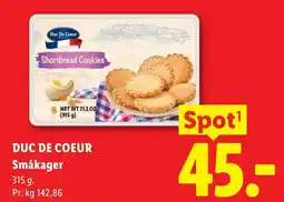 Lidl Duc De Coeur Småkager tilbud
