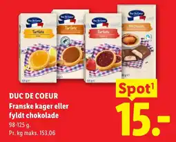 Lidl Duc De Coeur franske kager eller fyldt chokolade tilbud
