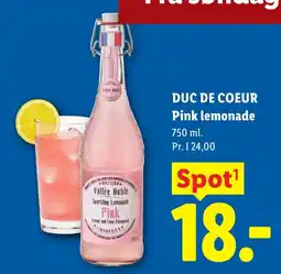 Lidl Duc de Coeur Pink lemonade tilbud