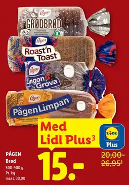 Lidl Pågen Brød tilbud