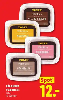 Lidl Tulip Pålækker Pålægssalat tilbud