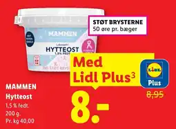 Lidl Mammen Hytteost tilbud