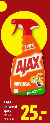 Lidl Ajax universal-spray tilbud