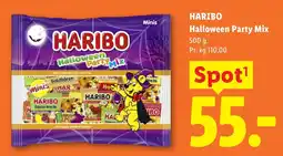 Lidl Haribo halloween party mix tilbud