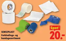 Lidl SensiPlast forbindings- og bandagesortiment tilbud